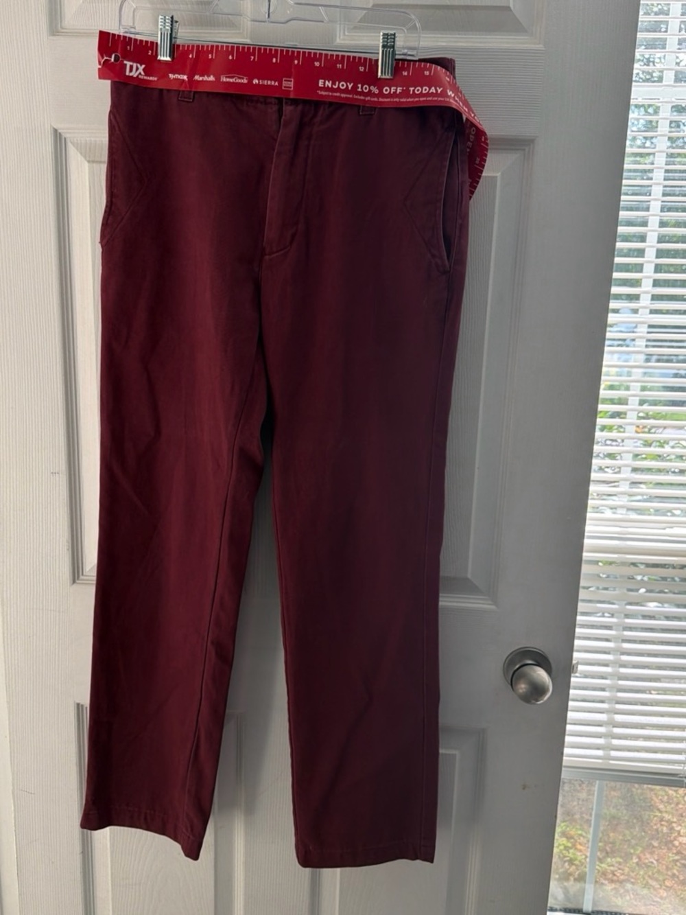 Boden Men's Burgundy Chinos
